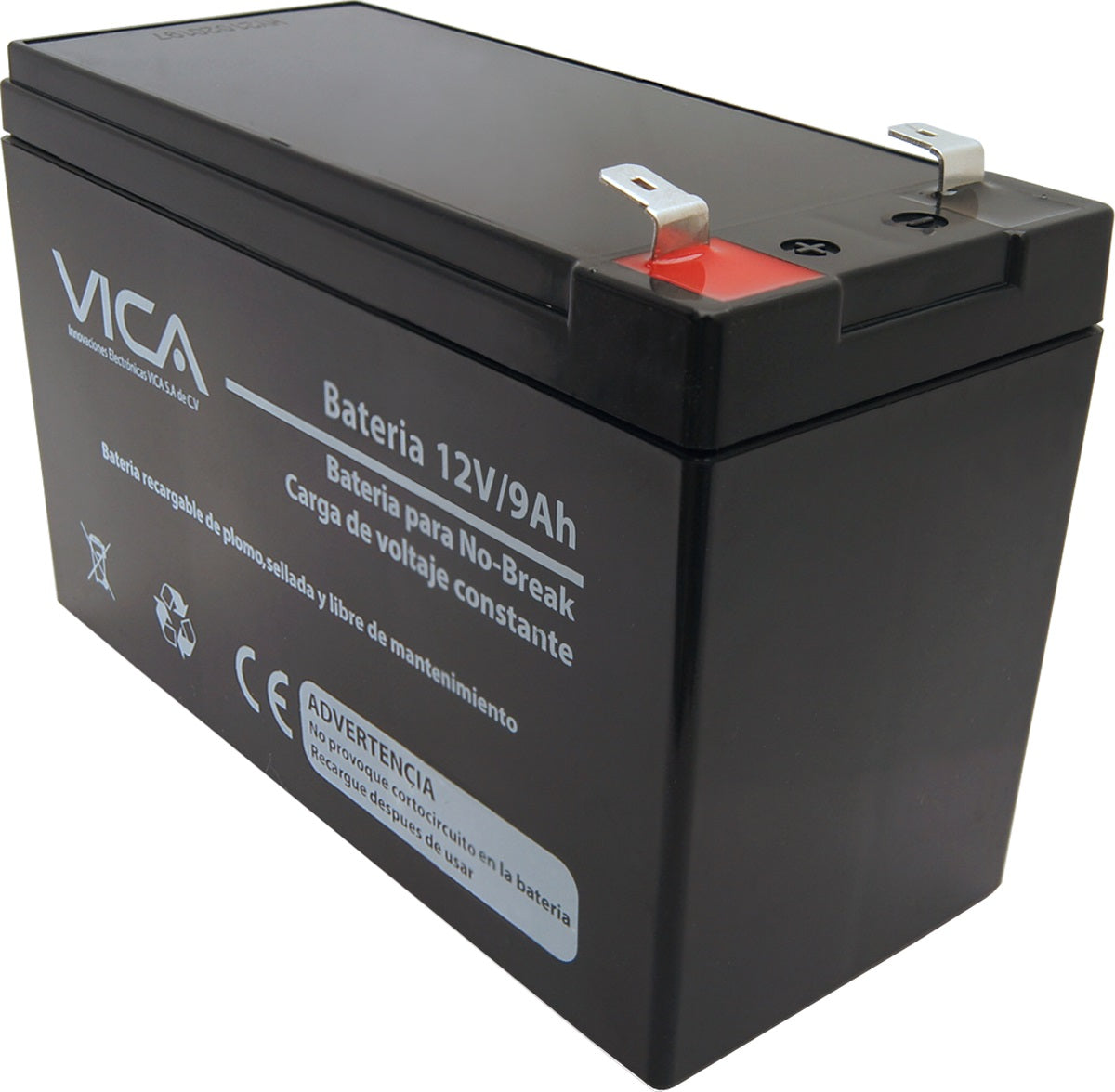 Batería de Reemplazo VICA 12V/9A - Tipo de acumulador: Plomo/Paquete sellado libre de mantenimiento - Tiempo de vida útil 5 años aprox - Batería de Reemplazo VICA 12V/9A - Tipo de acumulador: Plomo/Paquete sellado libre de mantenimiento - Tiempo de vida útil 5 años aprox -